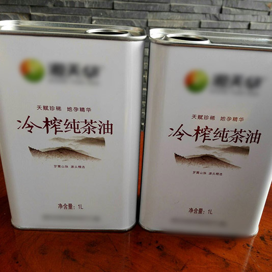 湖南山茶油鐵罐包裝設(shè)計