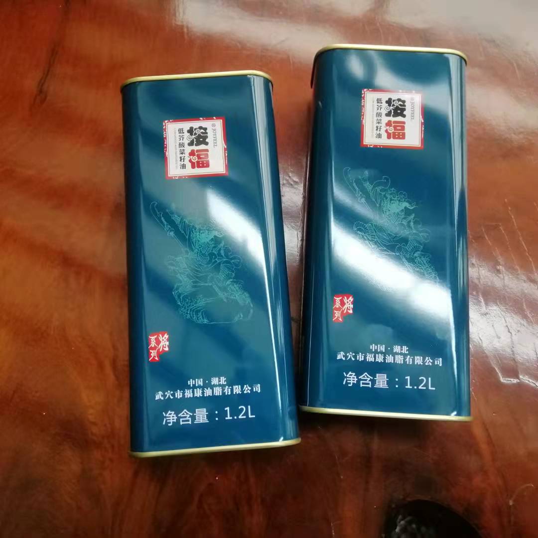 1.25L湖北菜籽油鐵罐 湖北菜籽油鐵桶定制 湖北食用油鐵罐廠